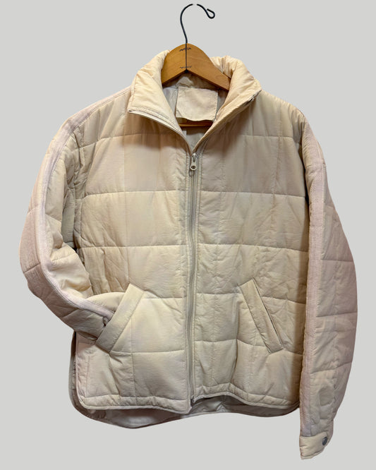 Beige Lightweight Puffer Jacket