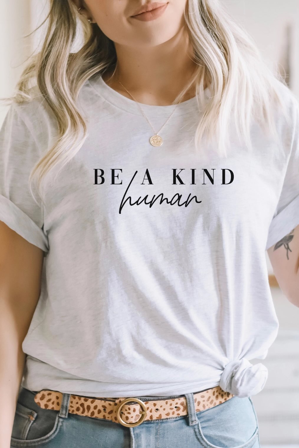 Be A Kind Human Positive Tee
