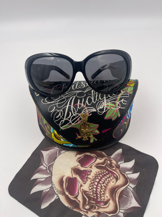 Christian Audigier Broken Hearts Sunglasses with case CAS410