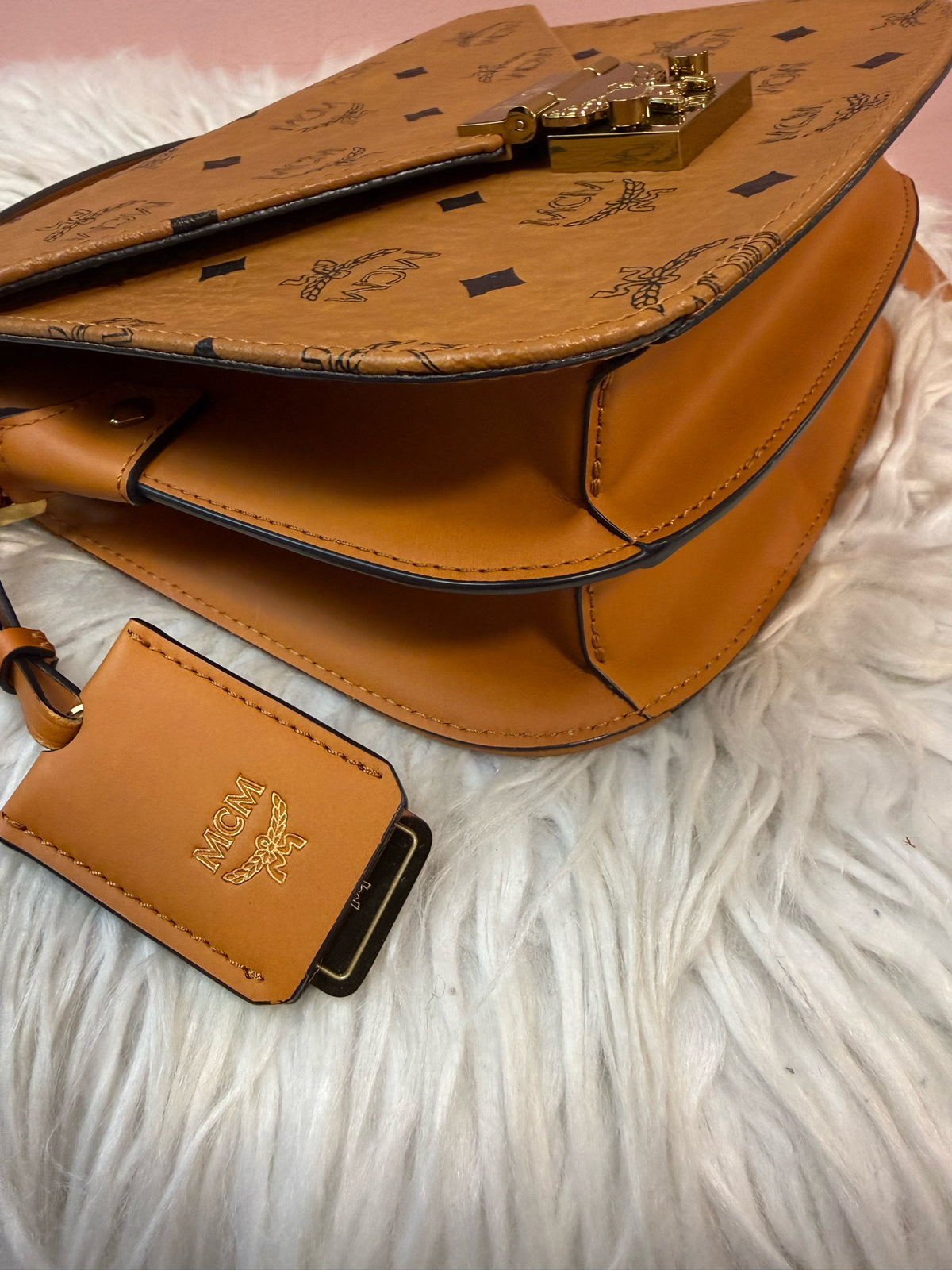 MCM Visteos Patricia Shoulder Bag Pre-Owned