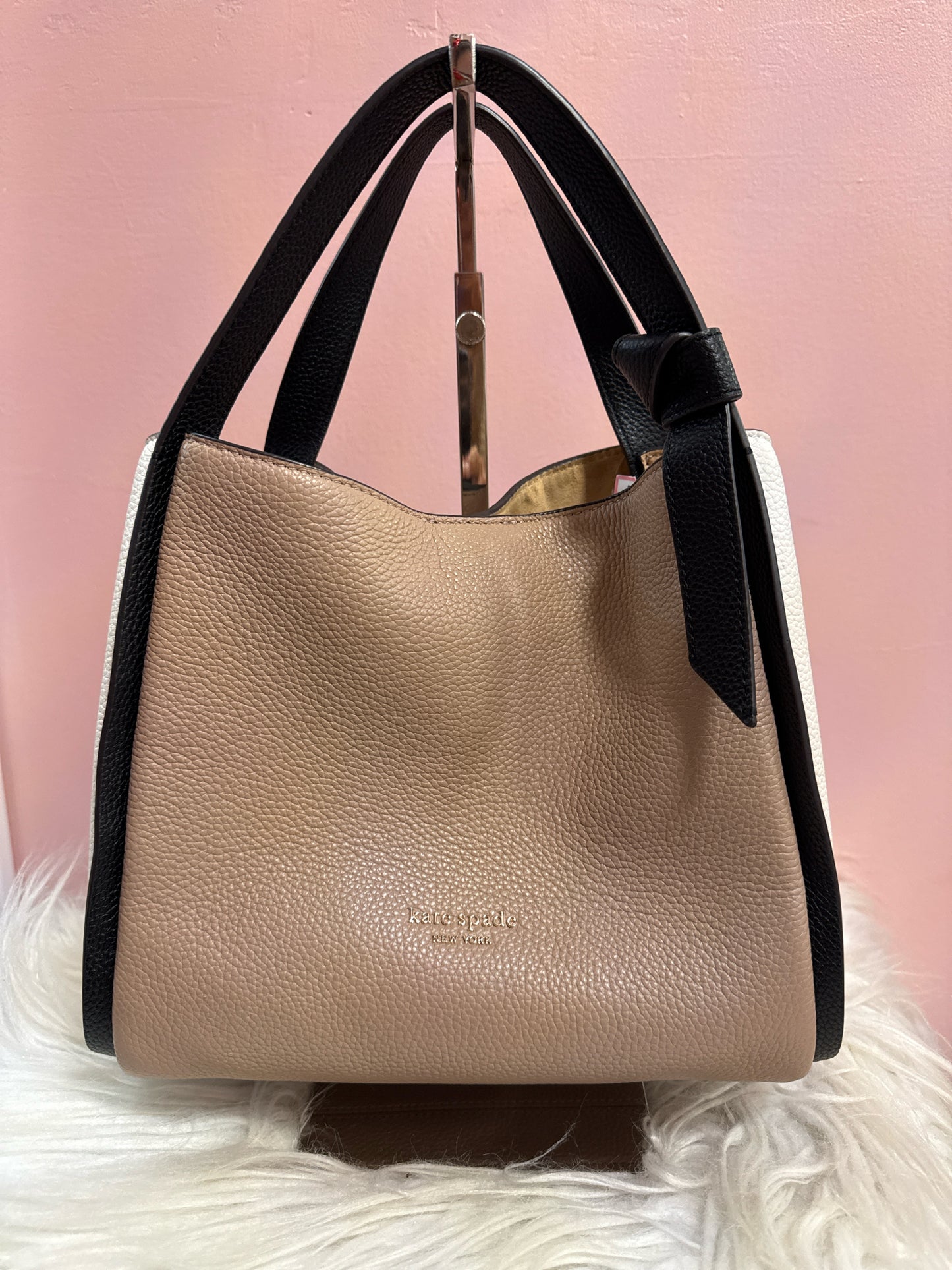 Kate Spade Knott Color Block Handbag Long Strap Not Available