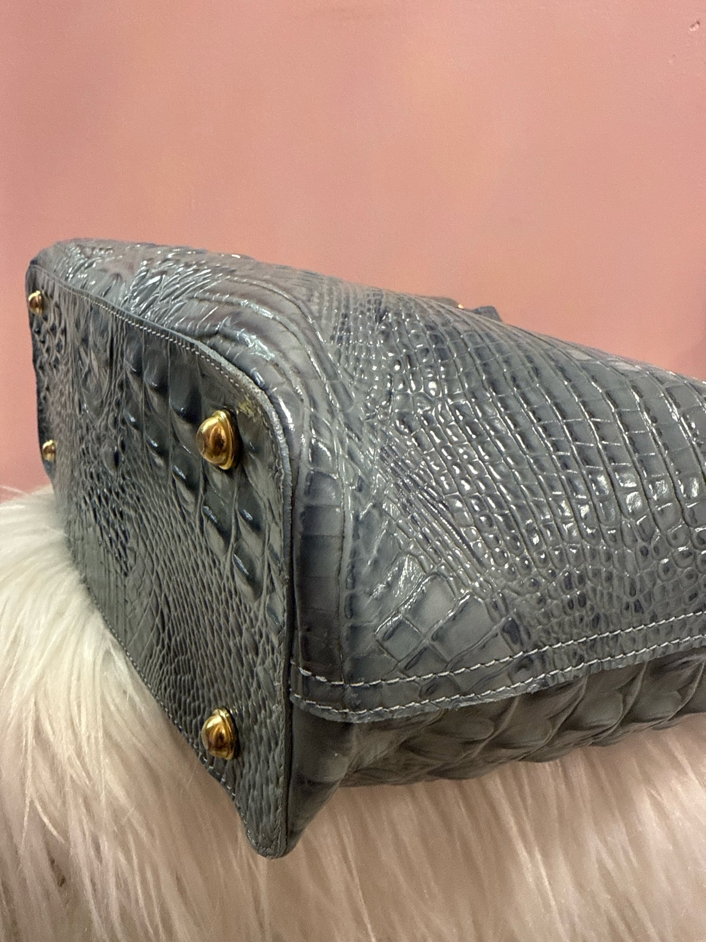 Brahmin Ellen Tote Bag in Blue Melbourne Leather