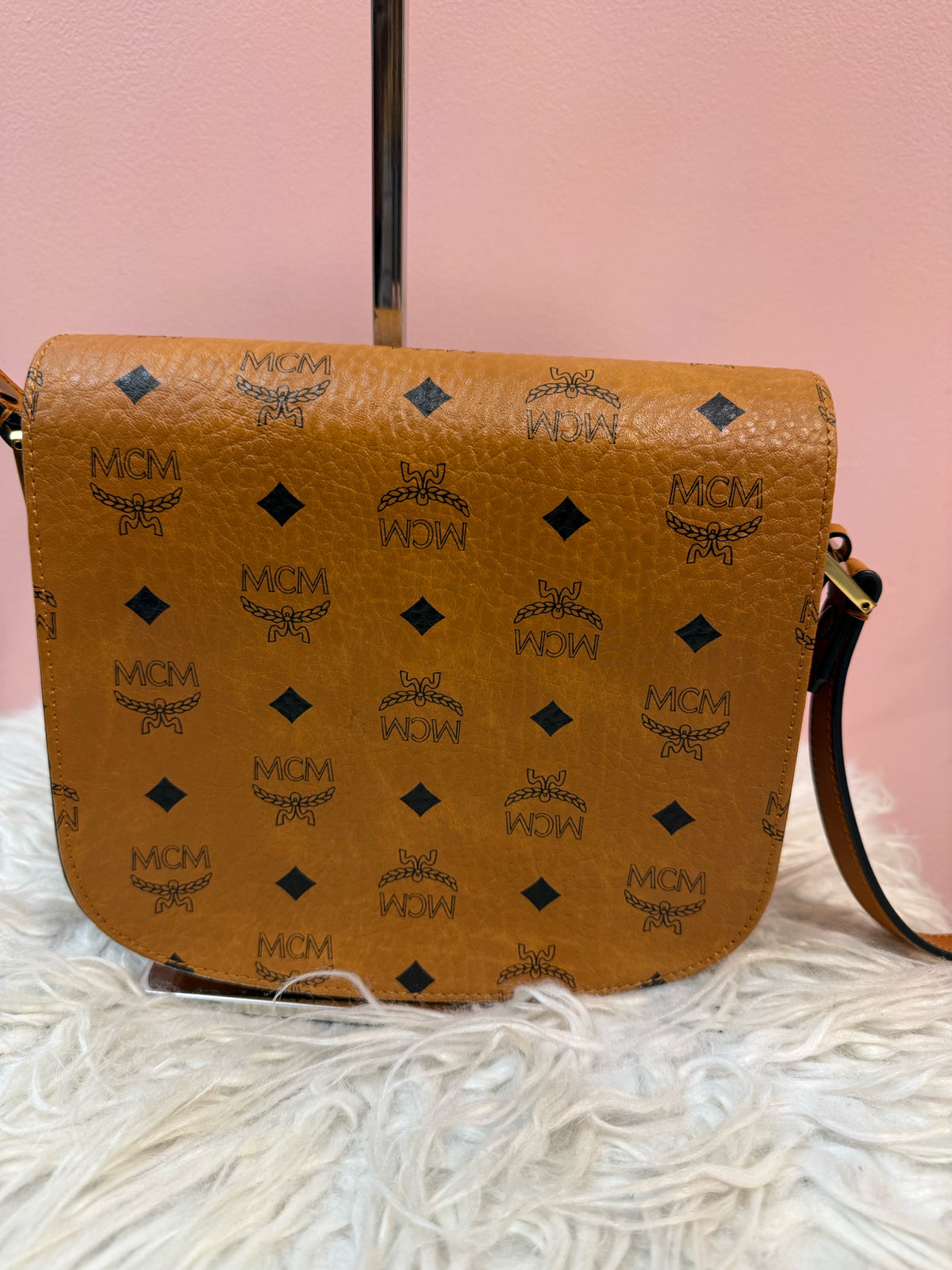 MCM Visteos Patricia Shoulder Bag Pre-Owned