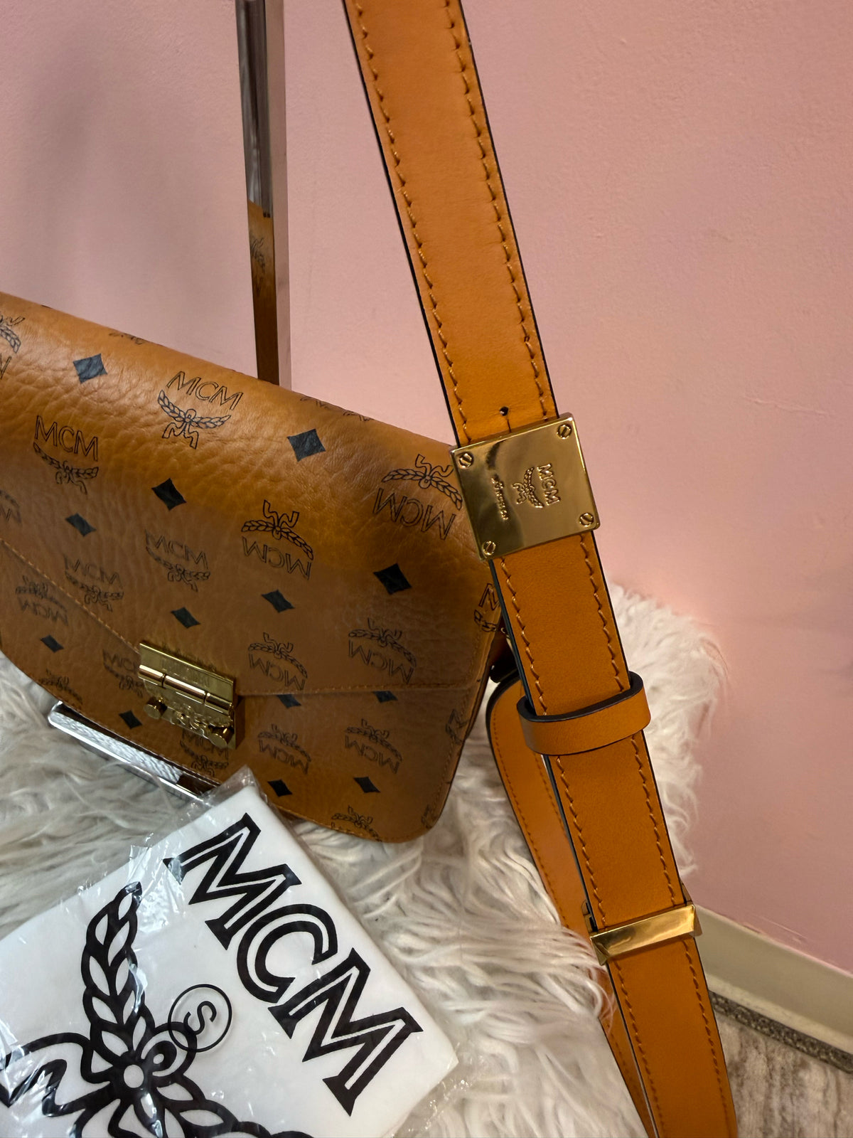 MCM Visteos Patricia Shoulder Bag Pre-Owned