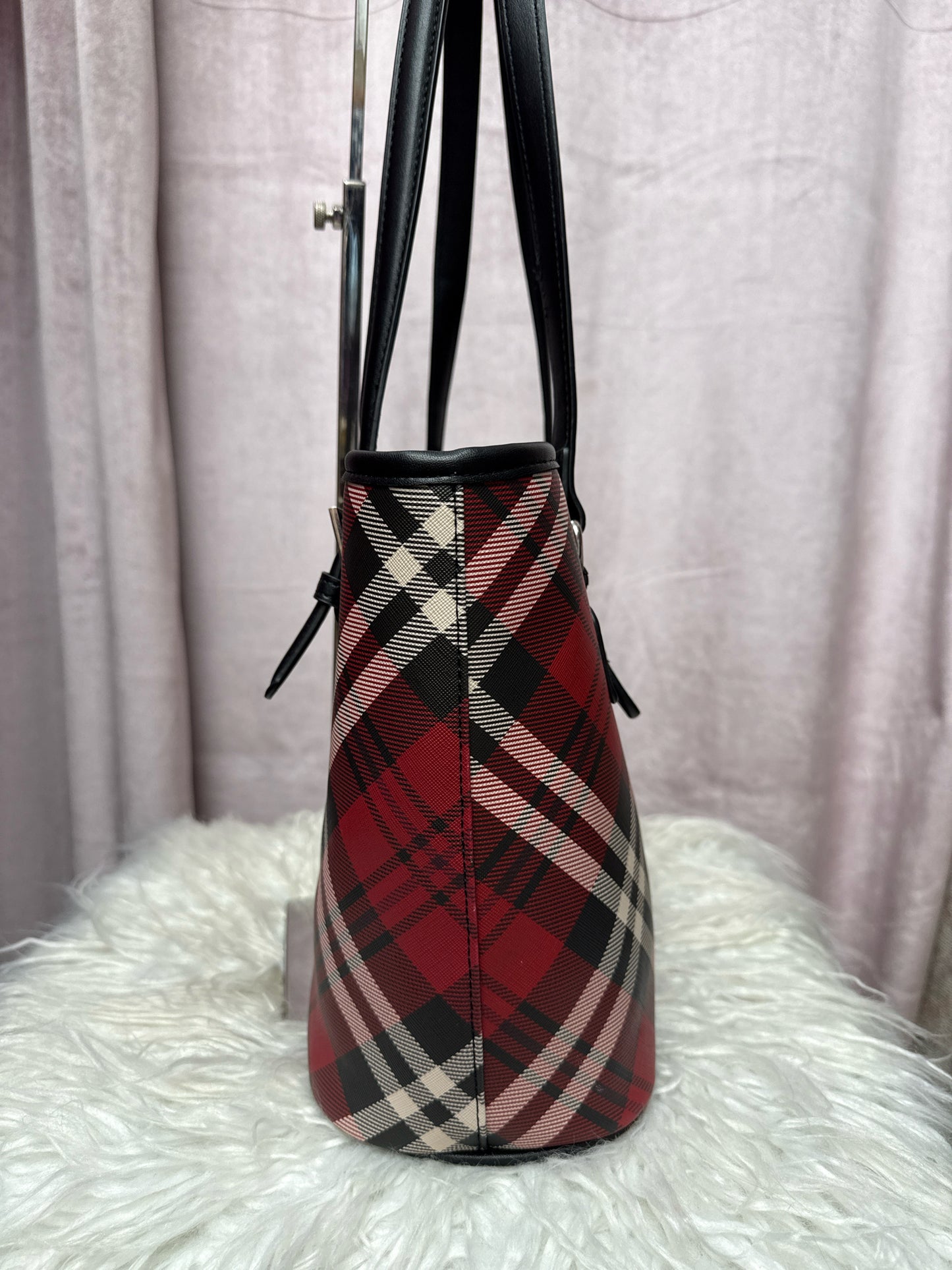 Giani Bernini Saffiano Plaid Tote