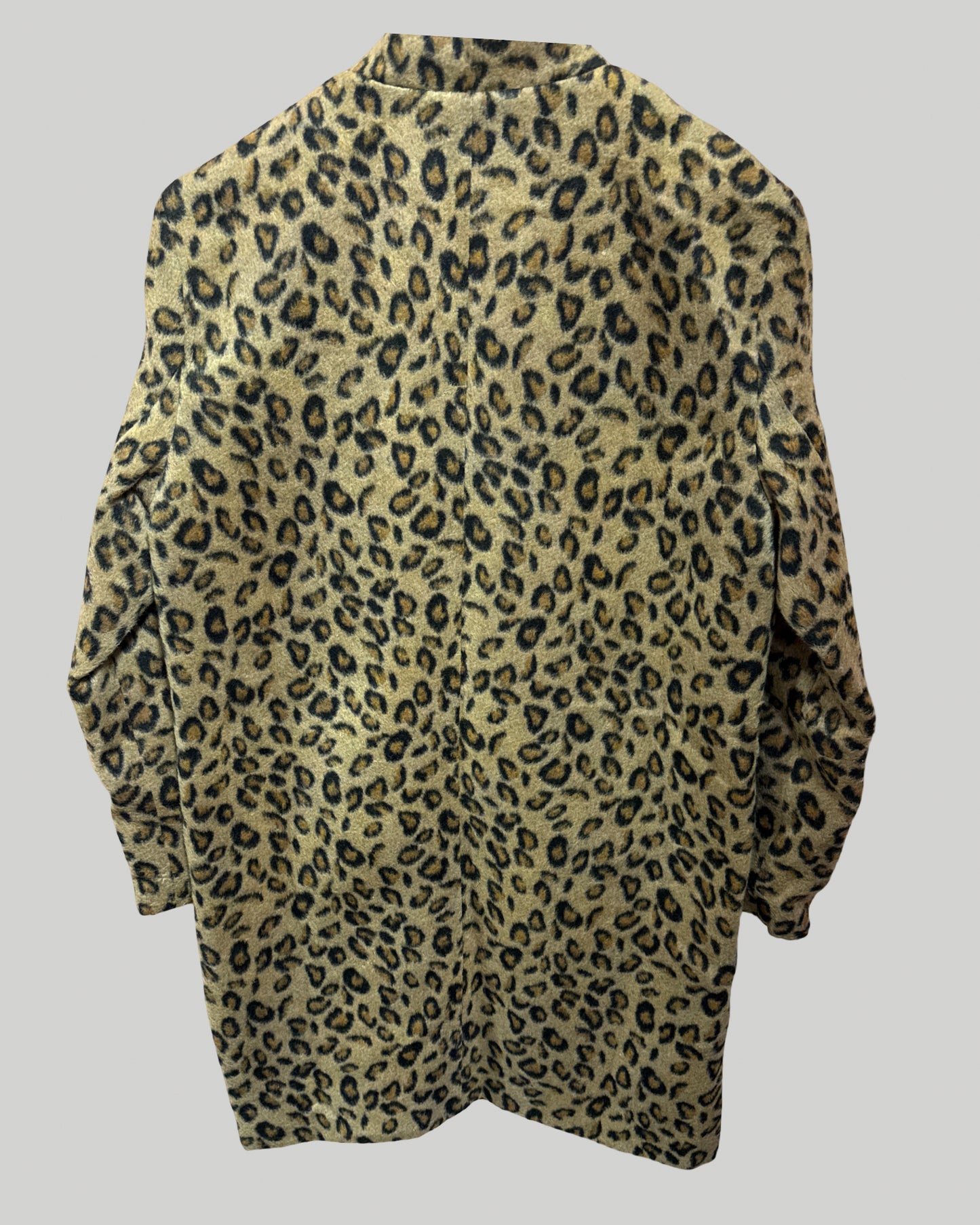 Camel Leopard Coat