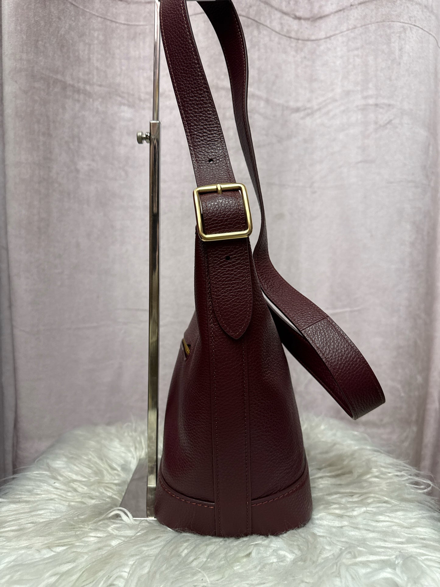 Coach Burgundy Jude Duffle Bag