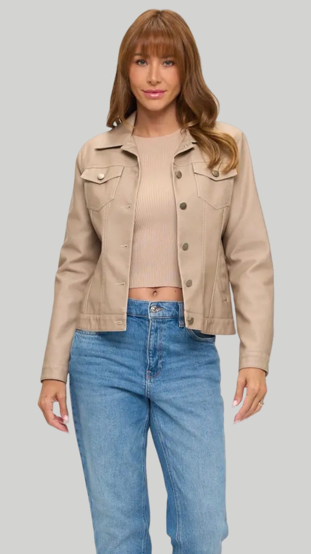 Noir Edge Jacket Available in Black and Cream
