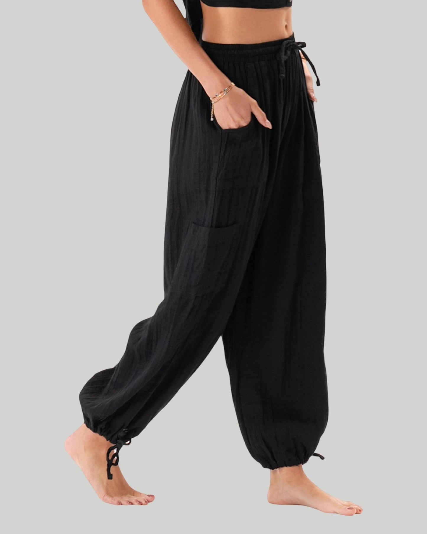 Adventure Cargo Pants Available in Granite, Creme, and Black