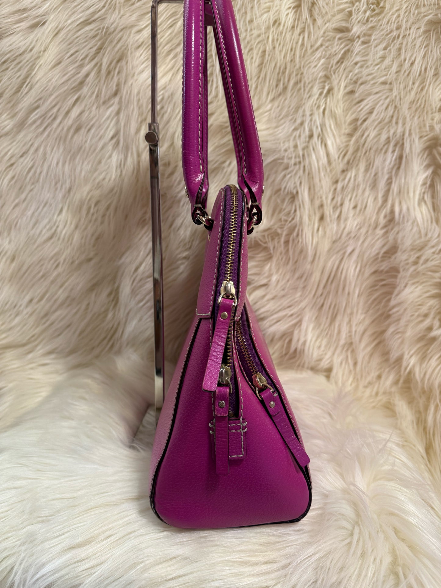 KATE SPADE MAEDA FUCHSIA SHOULDER BAG