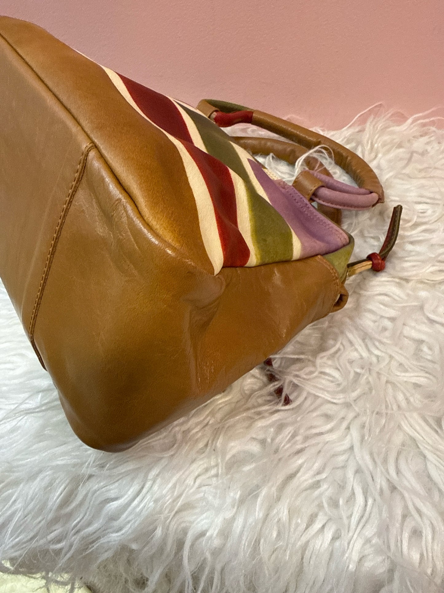 Astore Colorblock Leather Handbag