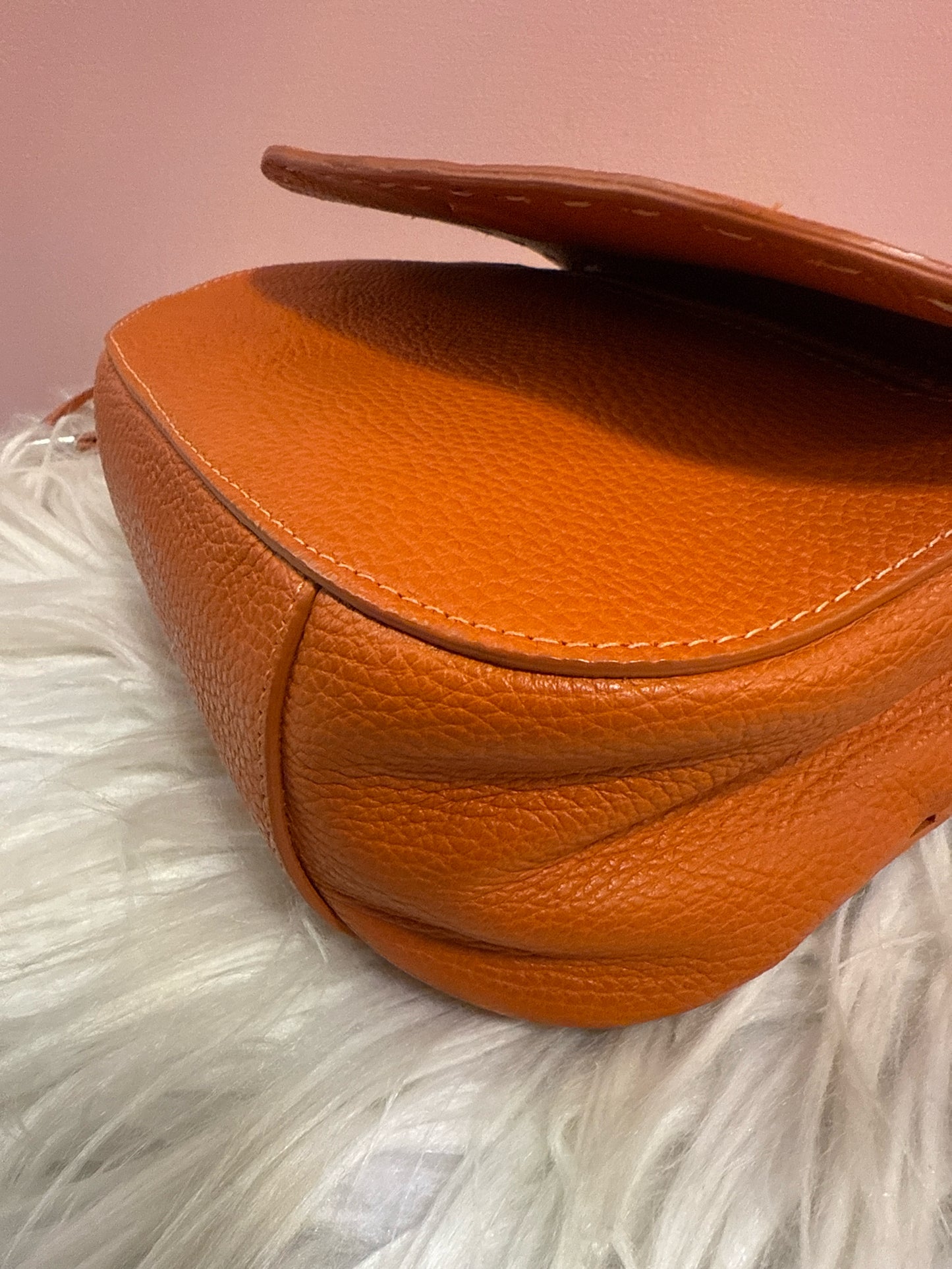 Lucque Women Size S Orange HANDBAGS