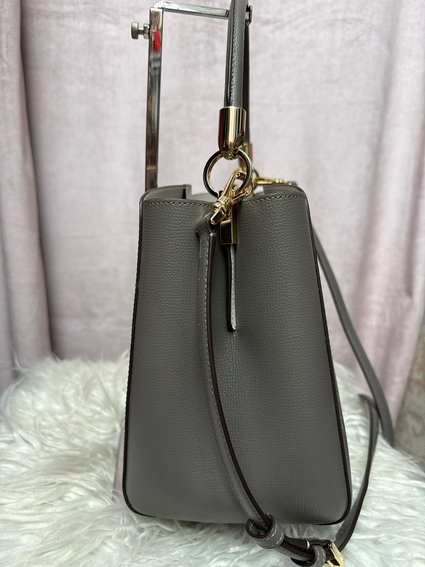 Kate Spade Phoebe Small Top Handle Bag in Hare Grey