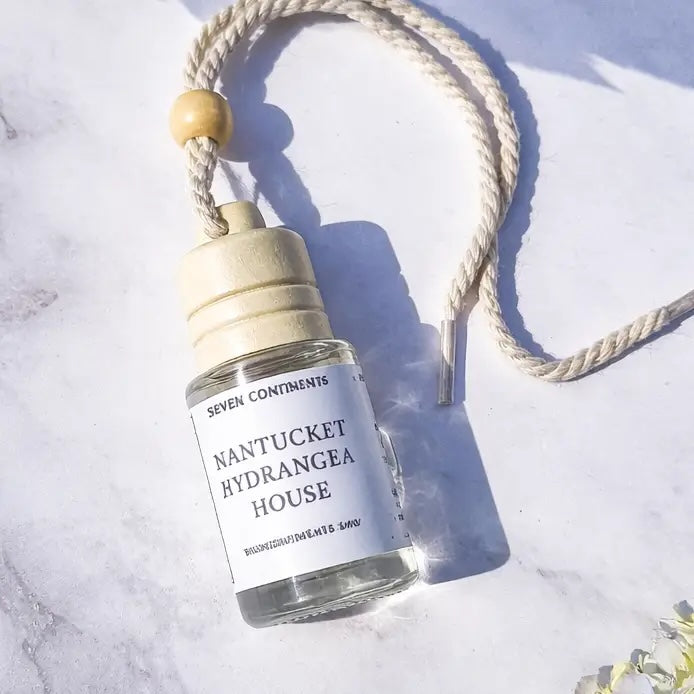 Nantucket Hydrangea House- Mini Car Diffuser