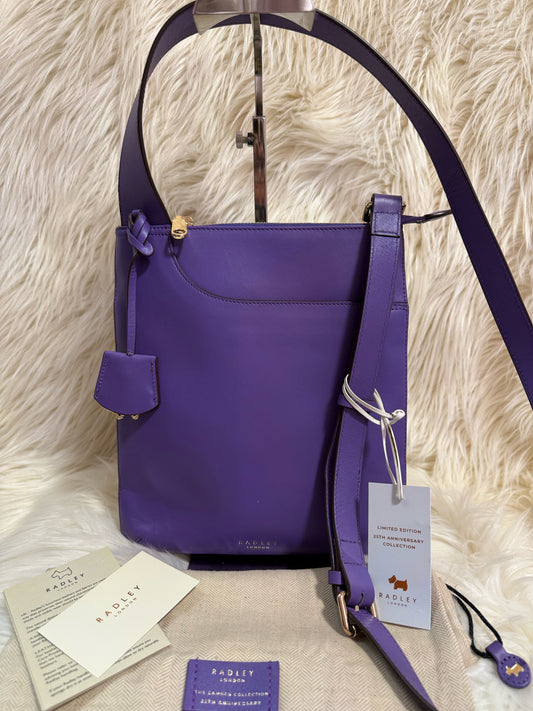 RADLEY LONDON MEDIUM PURPLE CAMDEN COLLECTION