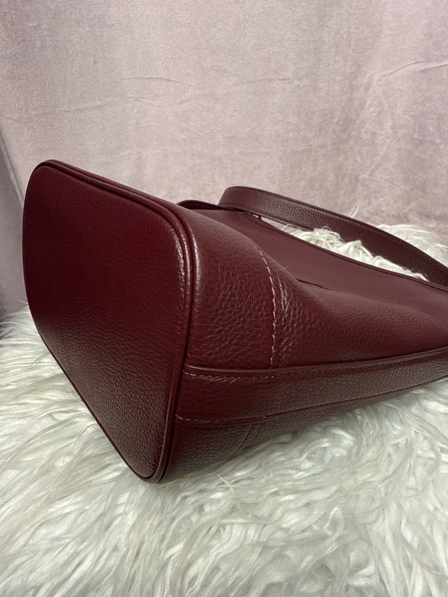 Coach Burgundy Jude Duffle Bag