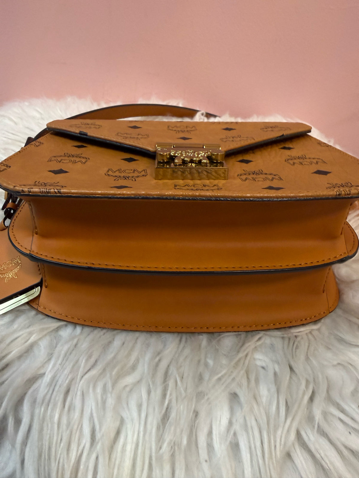 MCM Visteos Patricia Shoulder Bag Pre-Owned