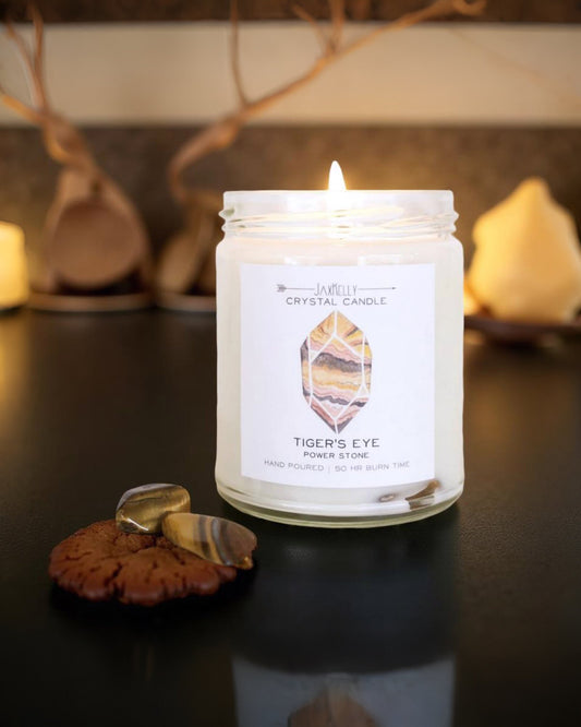TIGER'S EYE CANDLE