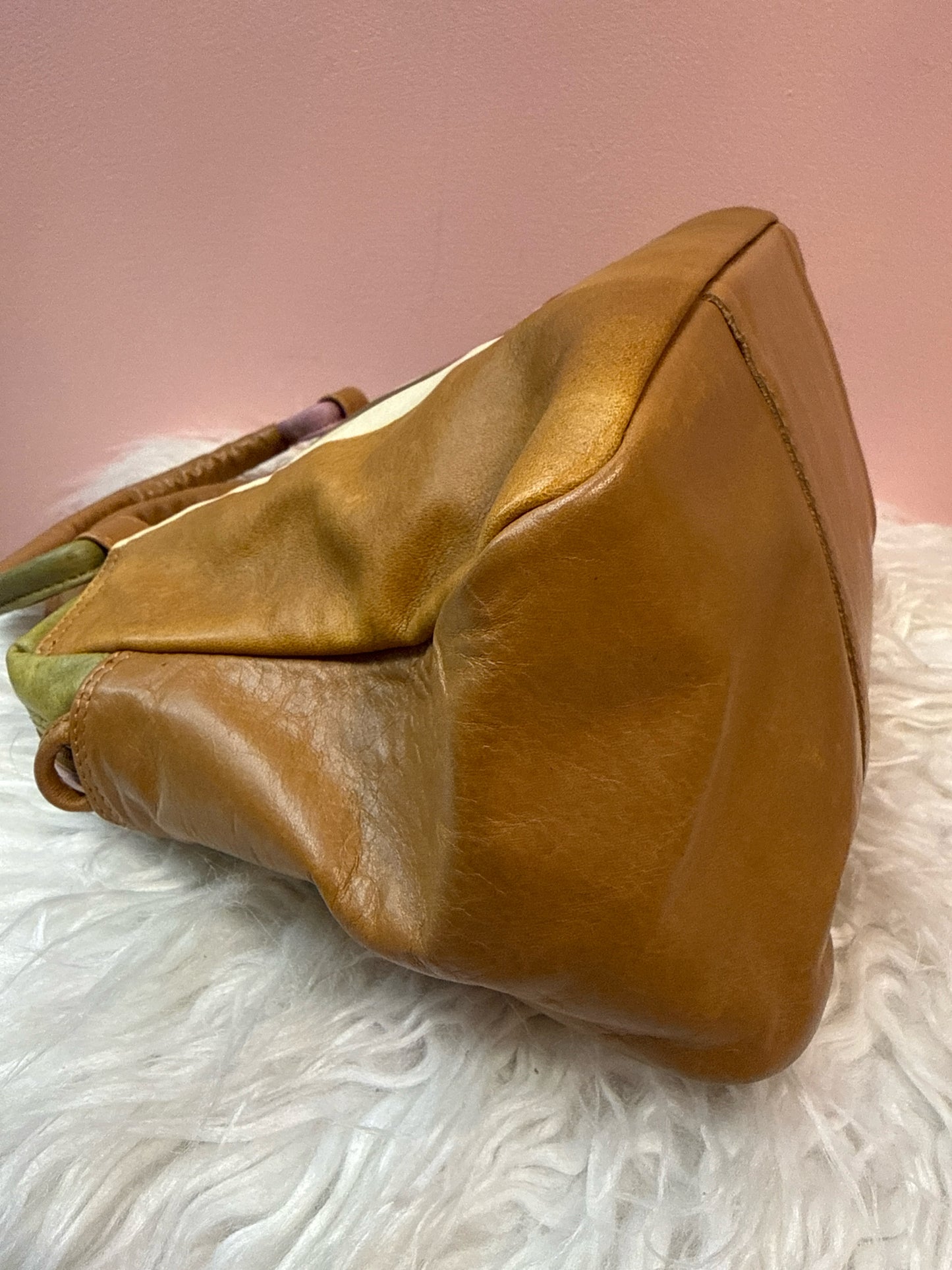 Astore Colorblock Leather Handbag