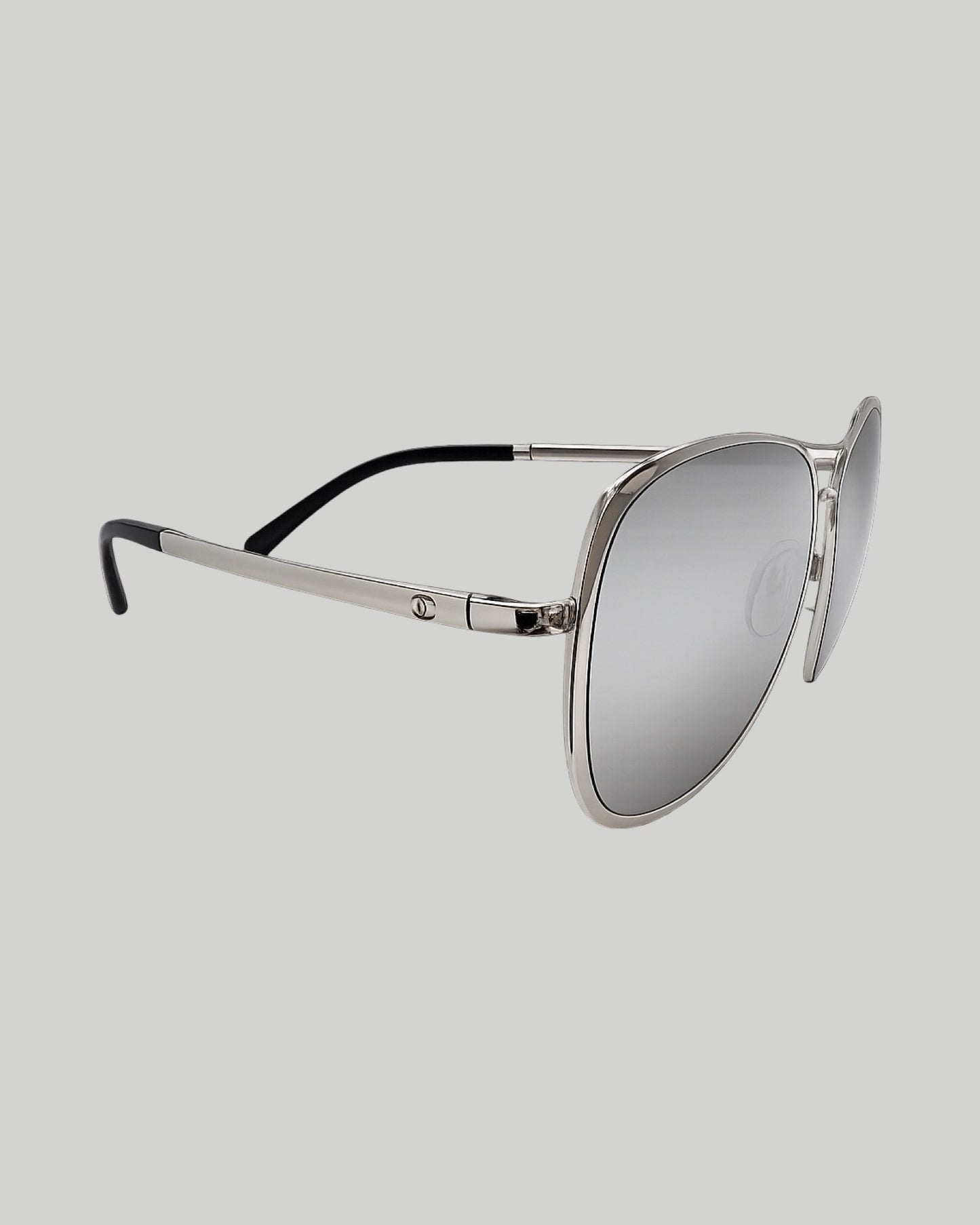 Chanel Pilot Summer Mirrored Silver Aviator Sunglasses 4223
