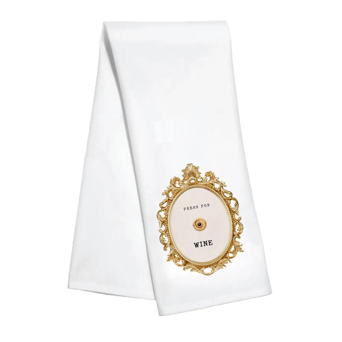 Press for Wine Kitchen Towel