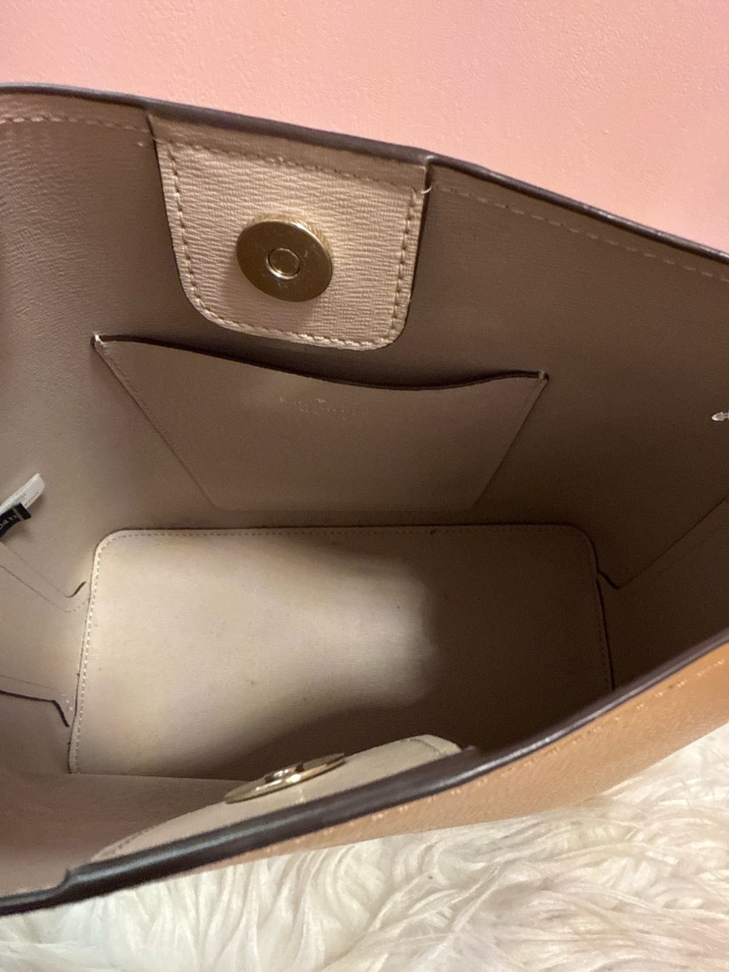 KATE SPADE DARCY TAN LEATHER SHOULDER BAG