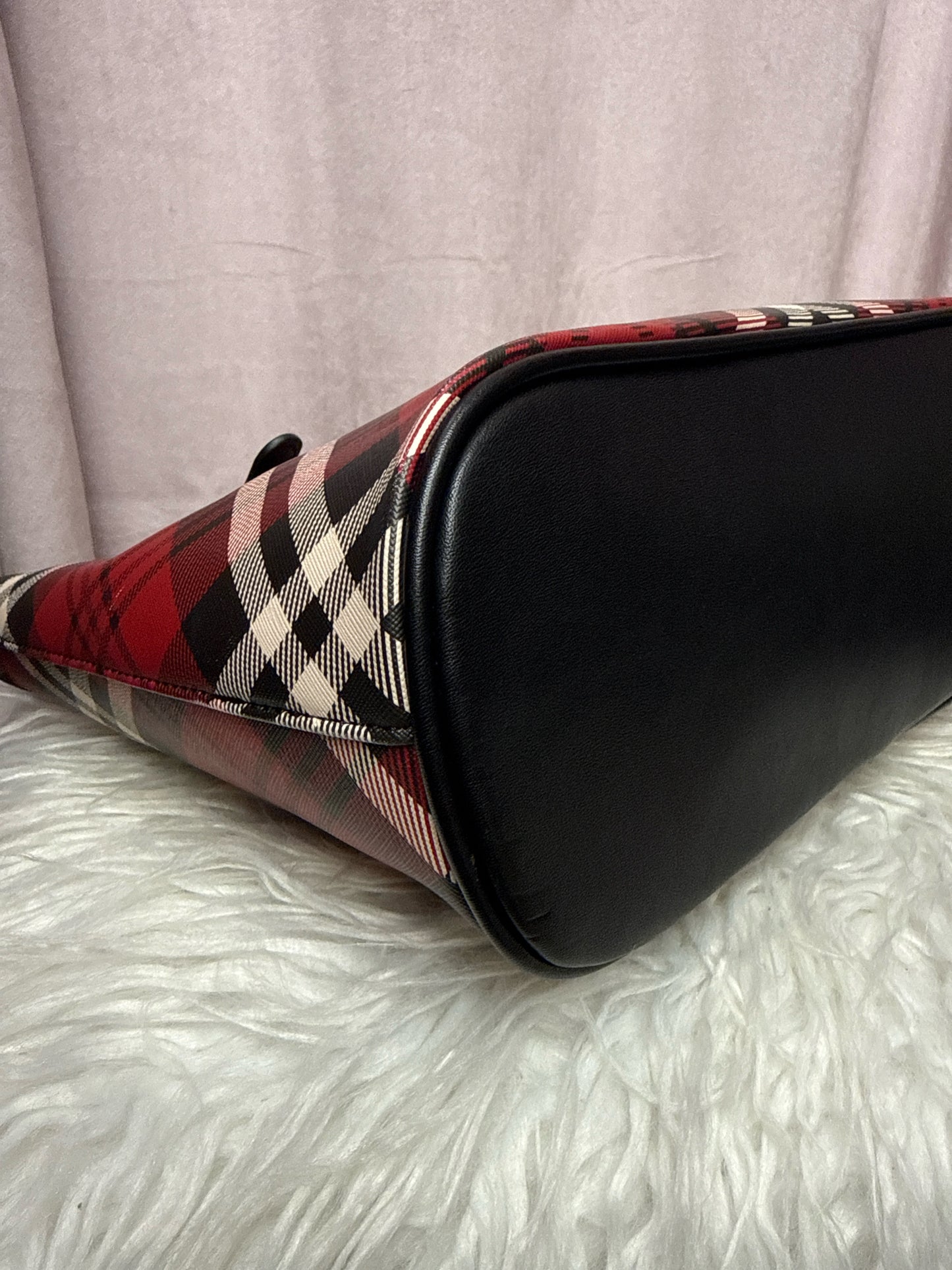 Giani Bernini Saffiano Plaid Tote