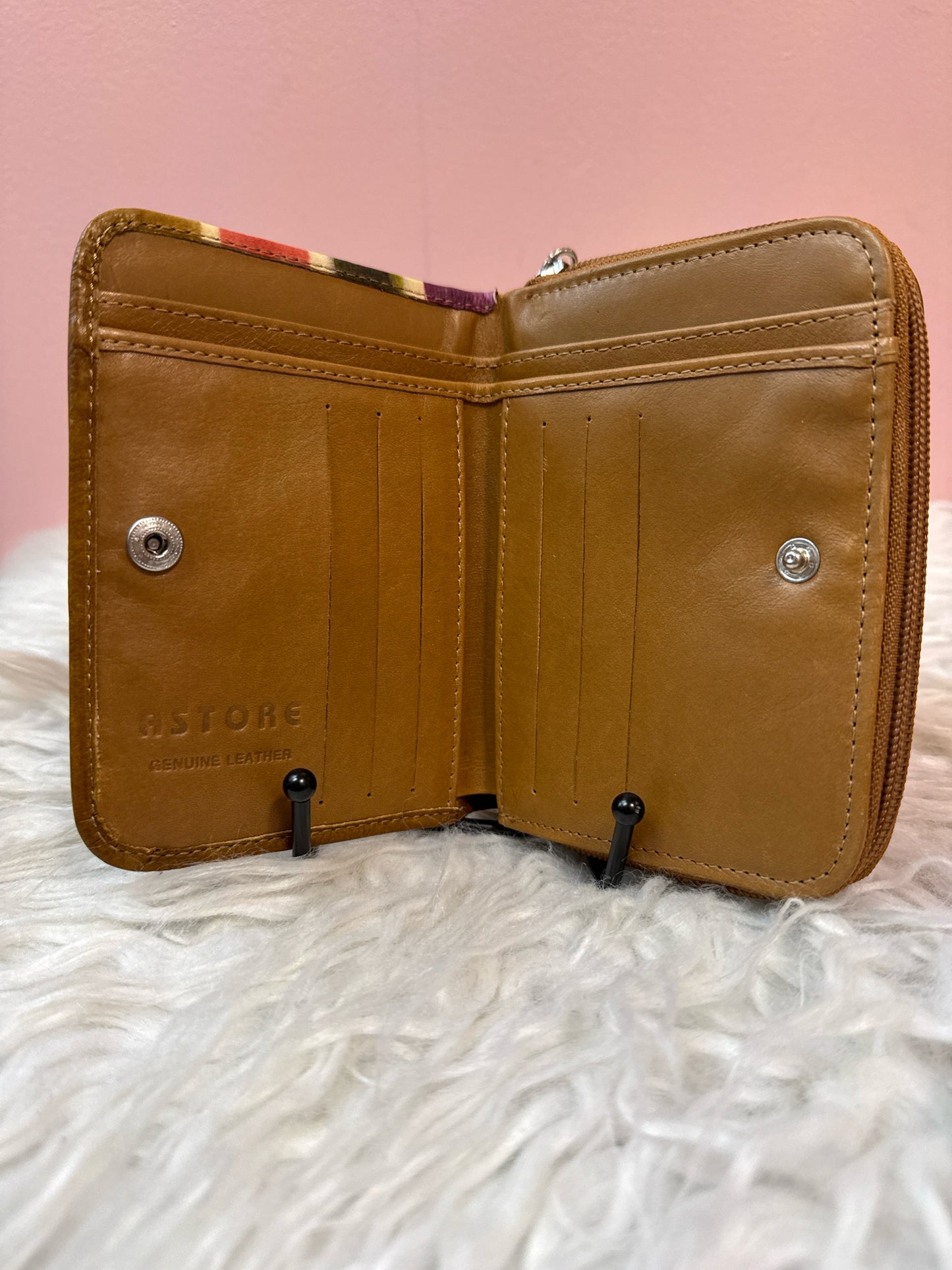 Astore Colorblock Leather Wallet