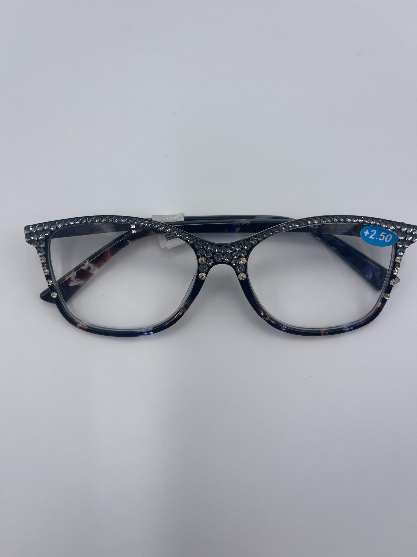 JIMMY CRYSTAL NY POPPY READERS JCR600 SILVER NIGHT +2.50