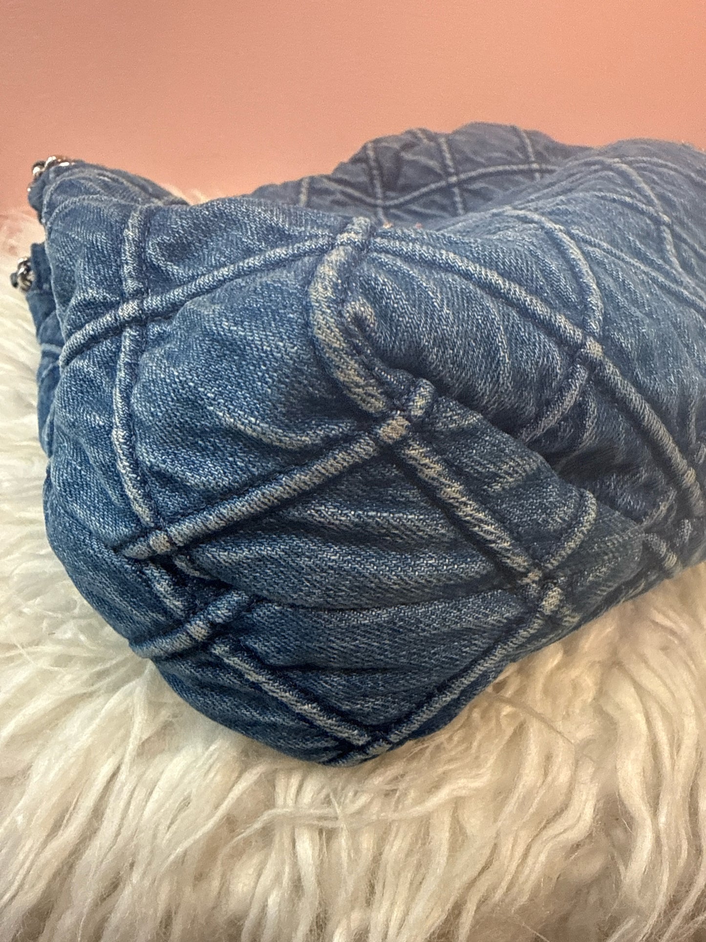 Tory Burch Fleming Denim Hobo