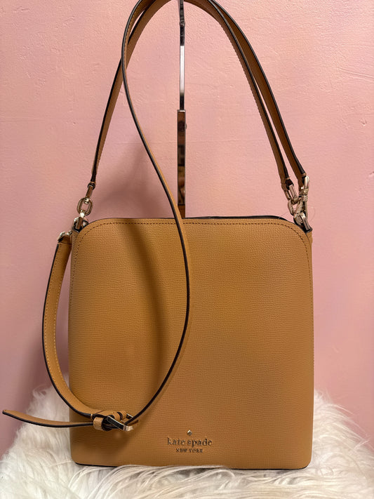 KATE SPADE DARCY TAN LEATHER SHOULDER BAG