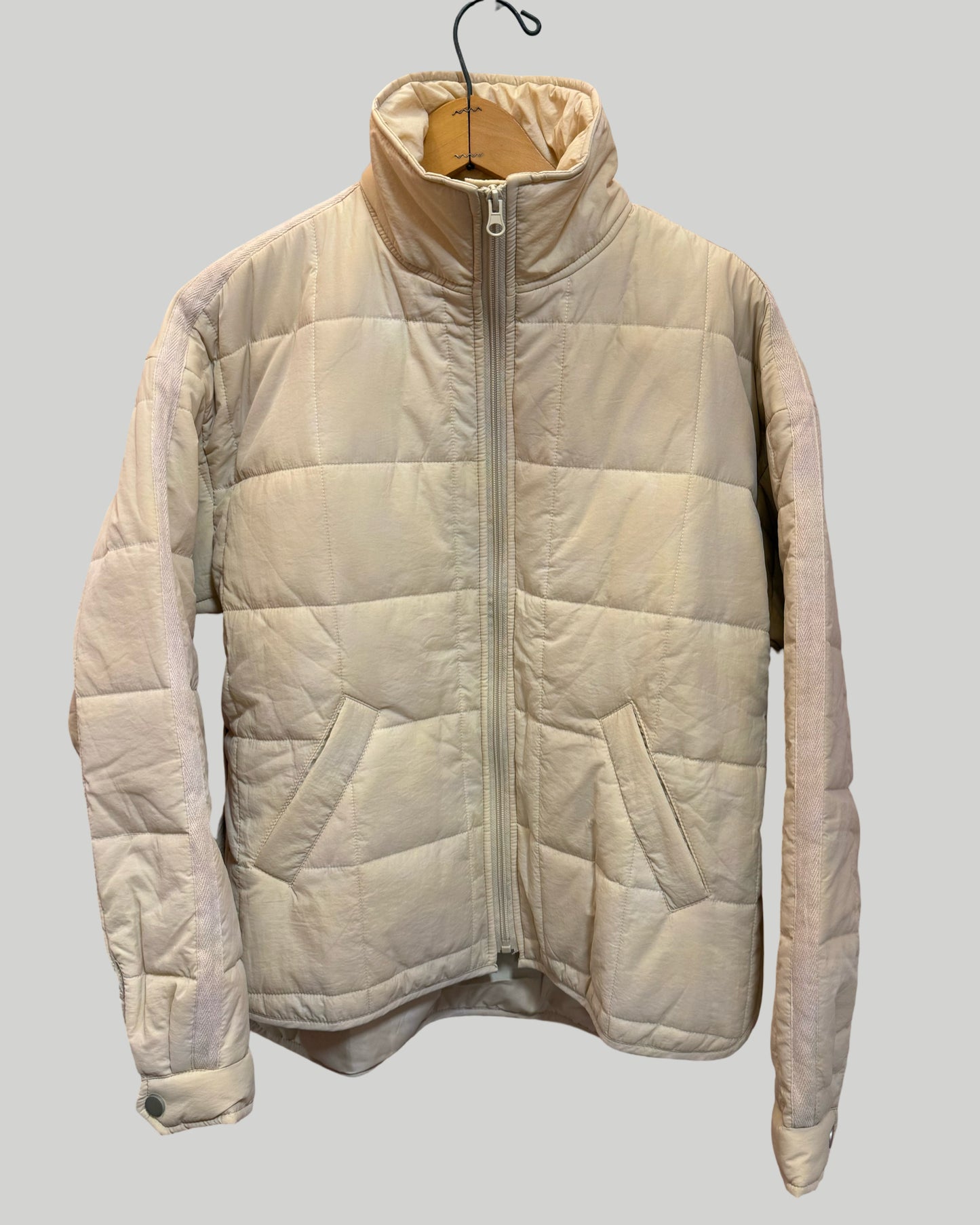 Beige Lightweight Puffer Jacket