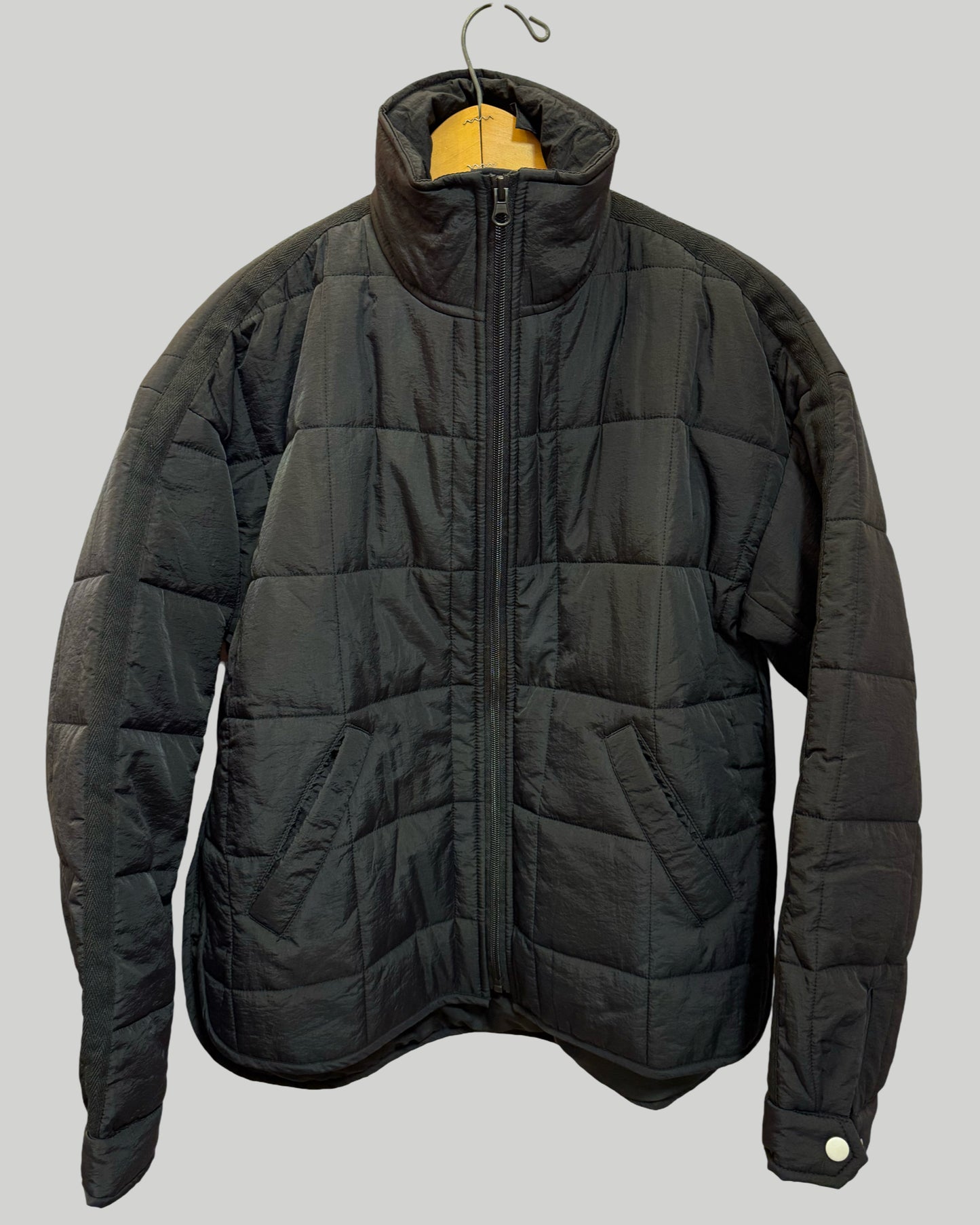 Black Lightweight Puffer Jacket